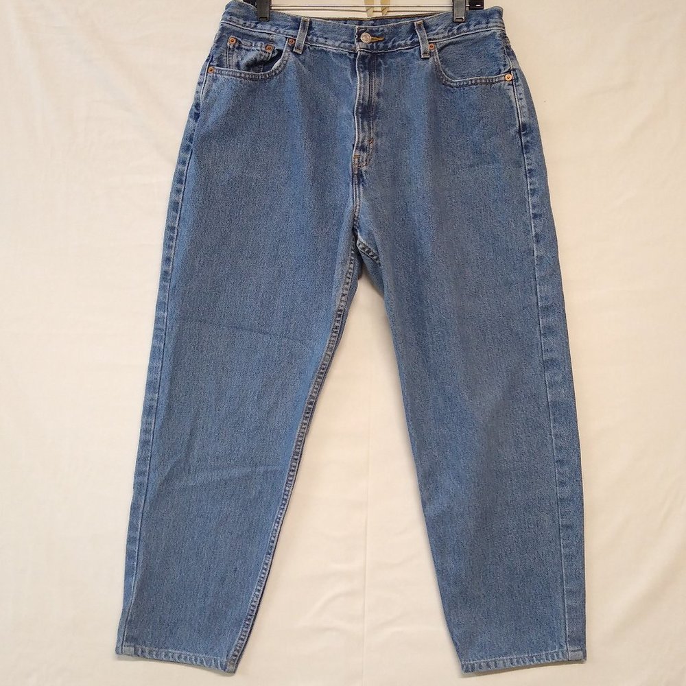 Levi 560 Y2K (Oct/2000) Women's 16 Reg M. Loose Fit Straight Leg Red Tag - Vinta